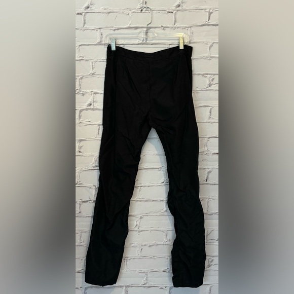 Ralph Lauren Black Stacked Zip Hem Pants Size 6 - Picture 2 of 7